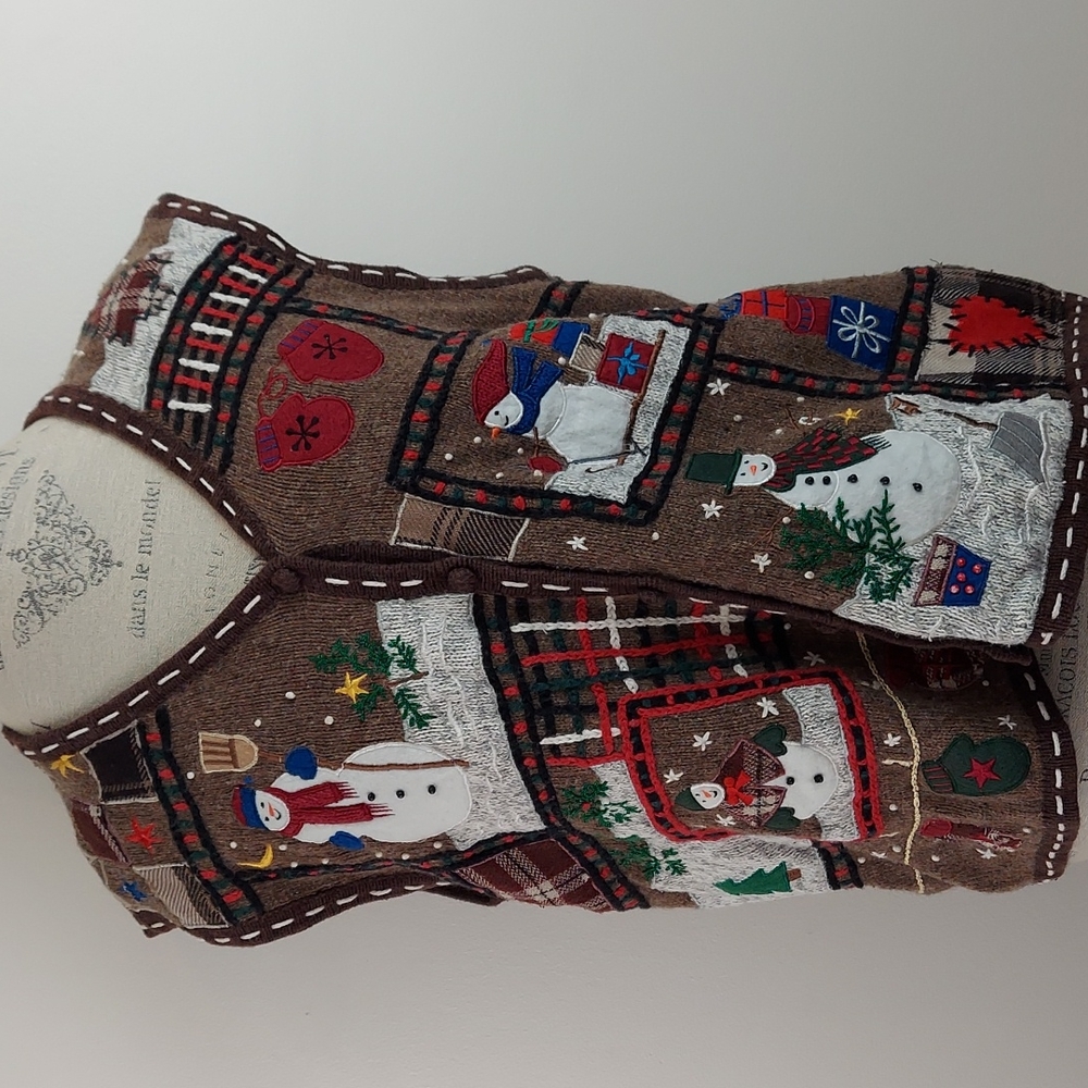 Designers Orginals Patchwork Style Christmas/Wint… - image 1
